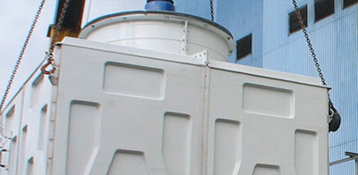 Standard package type cooling towers